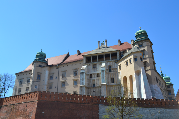 Het koninklijk kasteel in Krakau